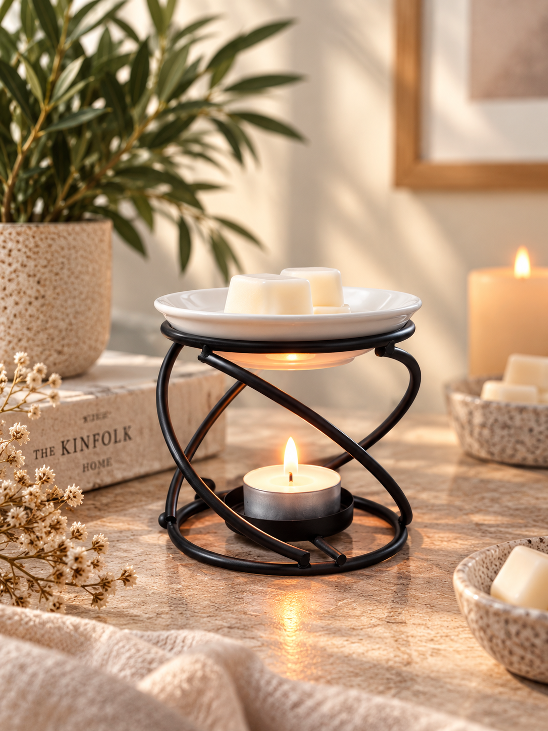 Black Metal Wax Melter