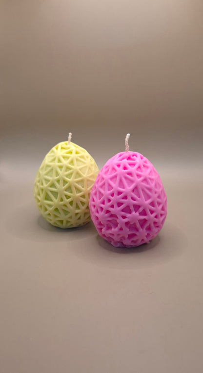 Lattice Easter Egg Candle