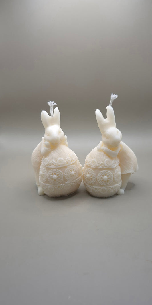 Vintage  Bunny Candle