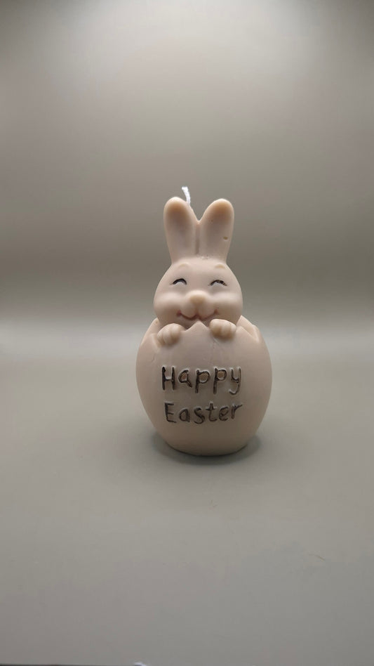 Happy Easter Bunny Candle