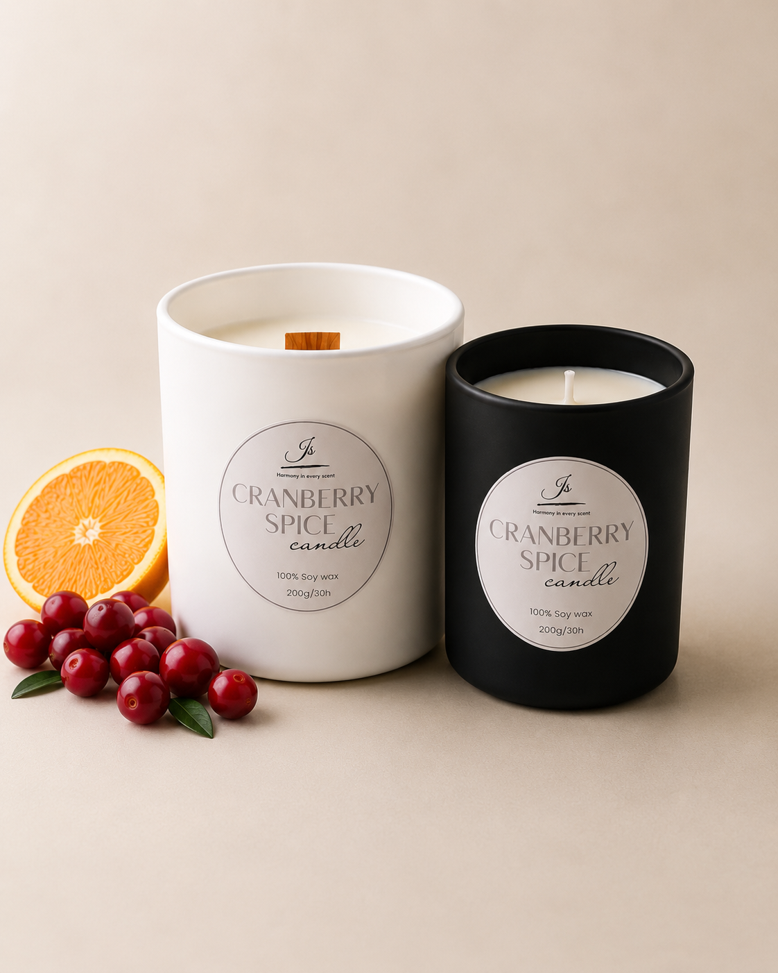 Cranberry Spice Candle 350g