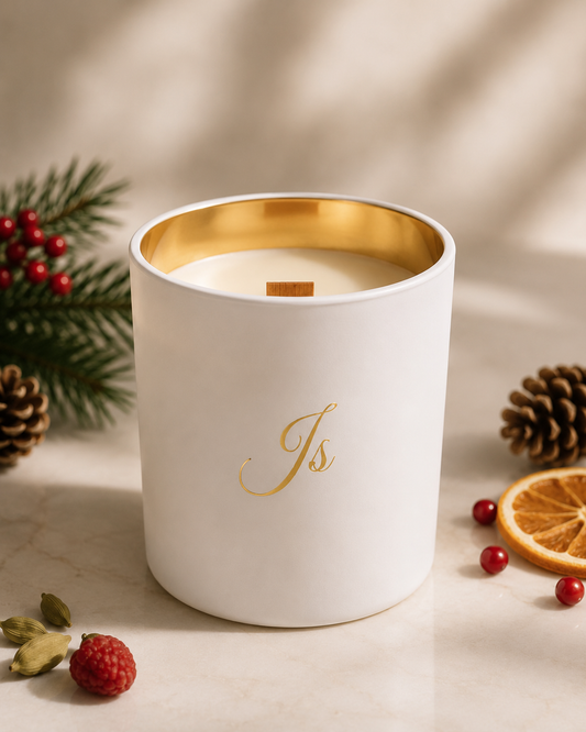 White Christmas Candle 180g.