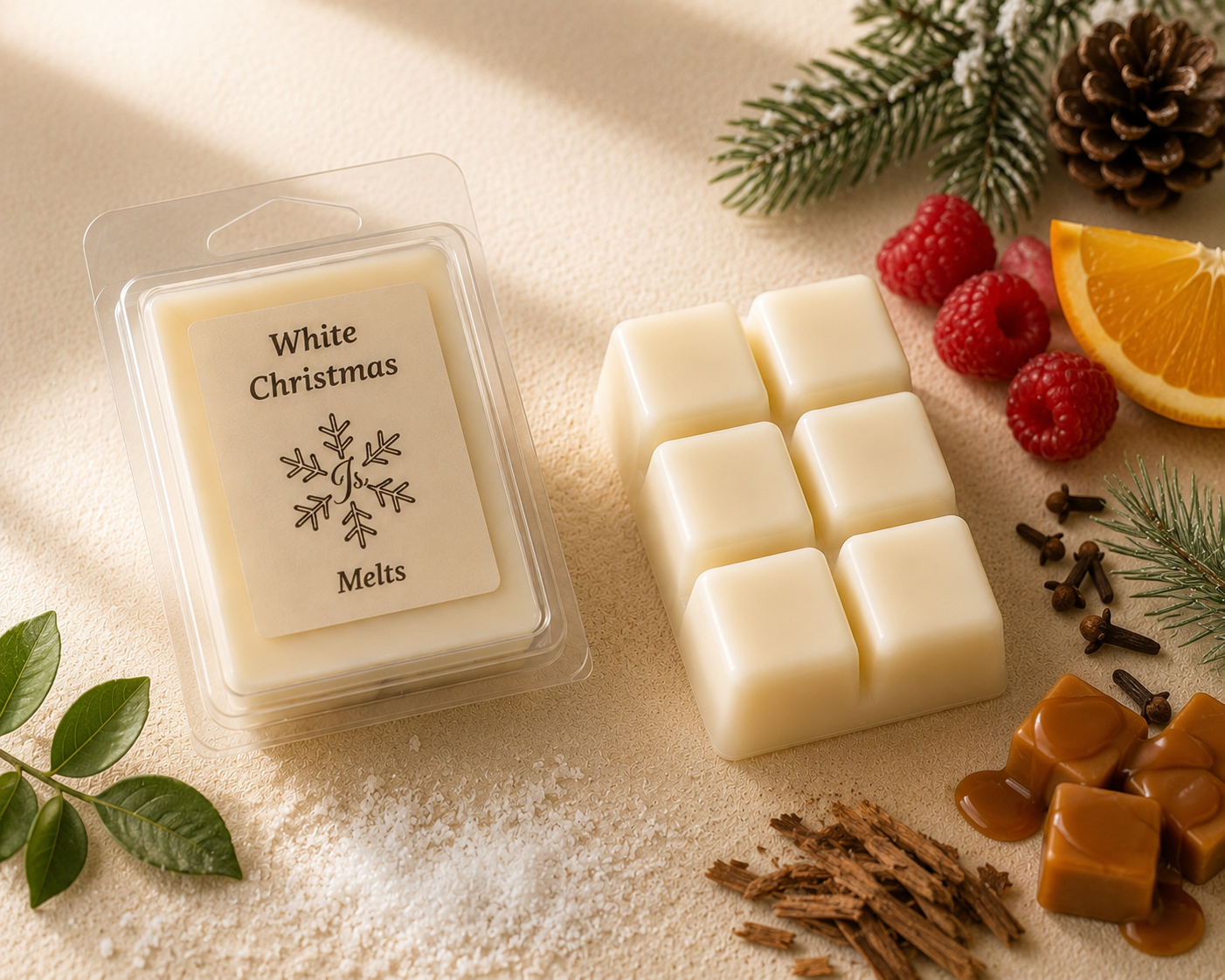 White Christmas Wax Melts