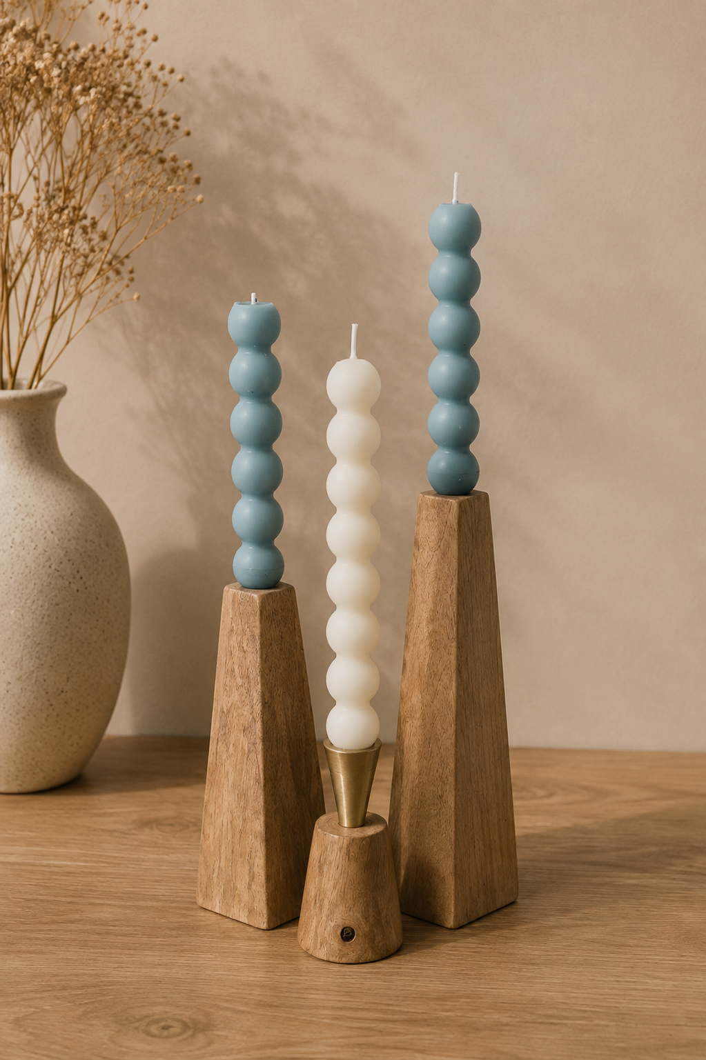 Bubble Taper Candle 22cm