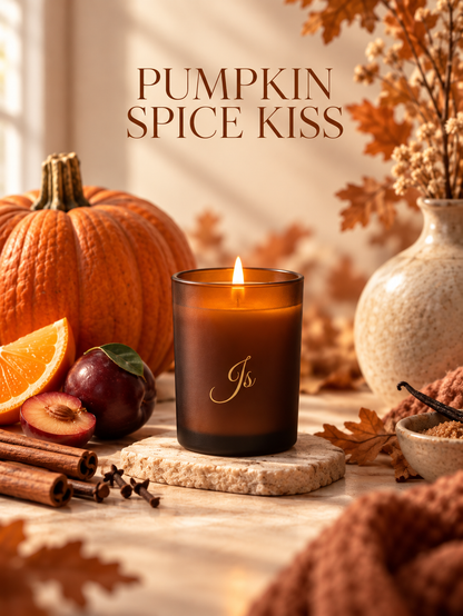 Pumpkin Spice Kiss Soy Wax Candle 200g