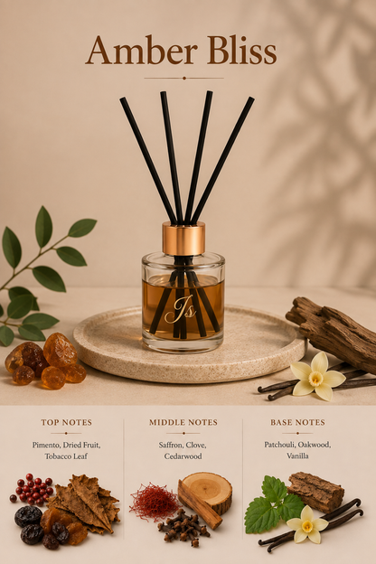 Amber Bliss Reed Diffuser